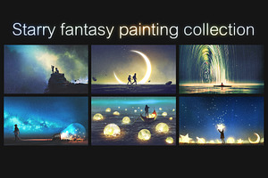 Starry fantasy painting collection