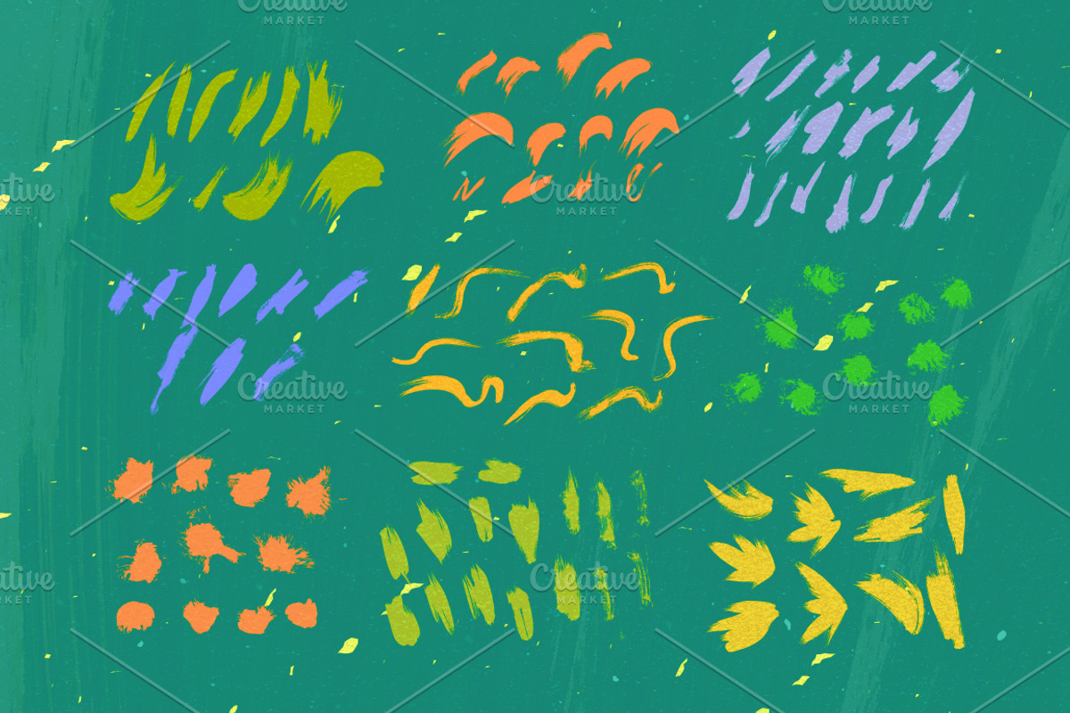 107 Fresh Watercolor Vectors, an Illustration by Layerform Design Co. (Photo 4 of 4)
