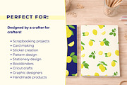 Lemon Patterns & Graphics Bundle, a Pattern Graphic by Fern & Quill (Thumbnail 6 of 7)