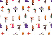 Halloween people set + patterns, a Person Illustration by Good Studio (Thumbnail 13 of 19)