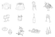 Fall Wedding Doodles, an Illustration by Britt Christensen Designs (Thumbnail 5 of 6)