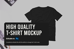 High Quality T-shirt Mockup
