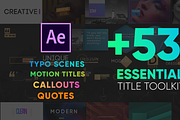 Essential Titles Toolkit -AE, a Templates & Theme by Polygon Motions (Thumbnail 2 of 2)