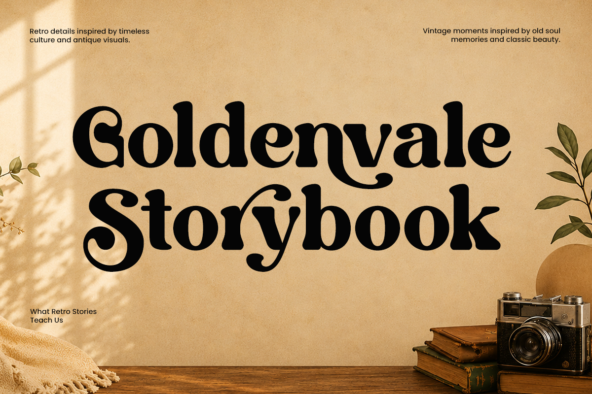 Retro Serif Font - Happy Sunday, a Serif Font by Font Liner (Photo 8 of 9)