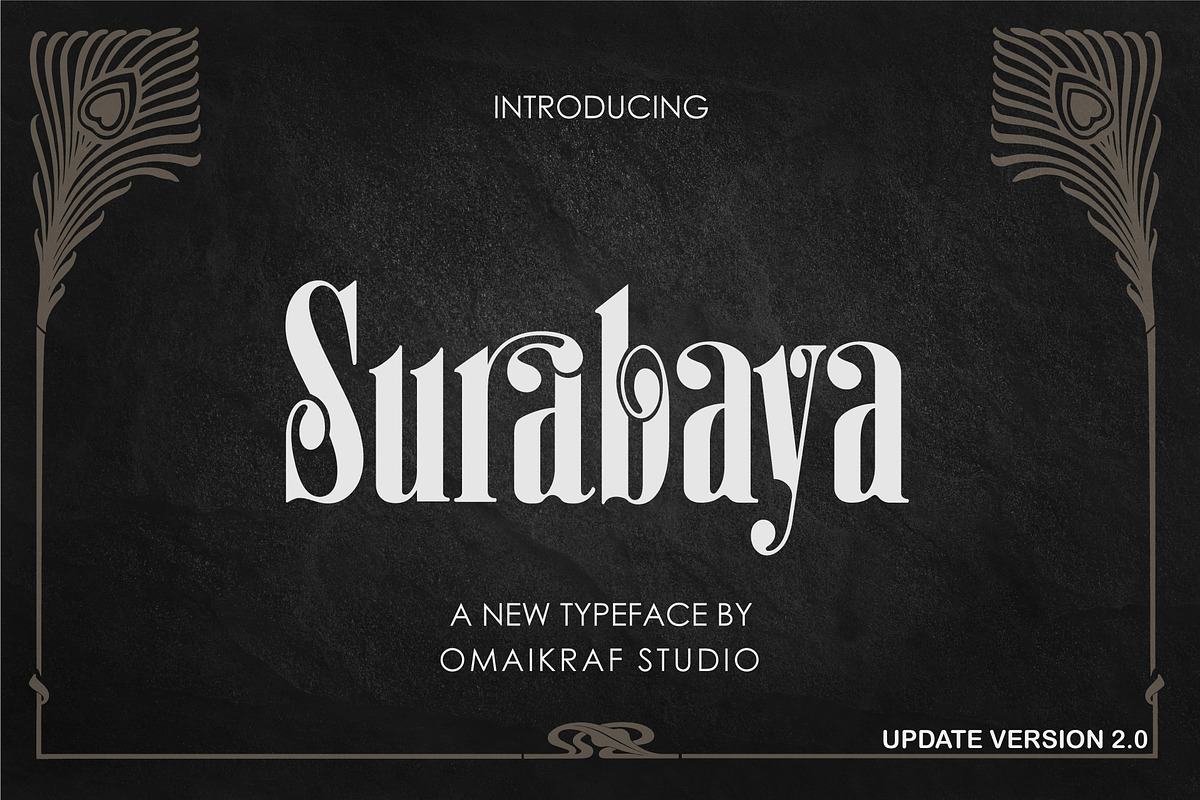 Surabaya | Retroclassic Fonts, a Font by Omaikraf Studio (Photo 1 of 9)