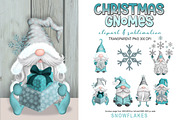 Christmas Gnomes Holiday Clipart, an Illustration by SLS Lines (Thumbnail 6 of 7)