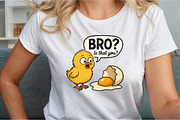 Bro Funny Chicken Egg Chick Poultry, an Illustration by Sublimation Artist (Thumbnail 3 of 9)