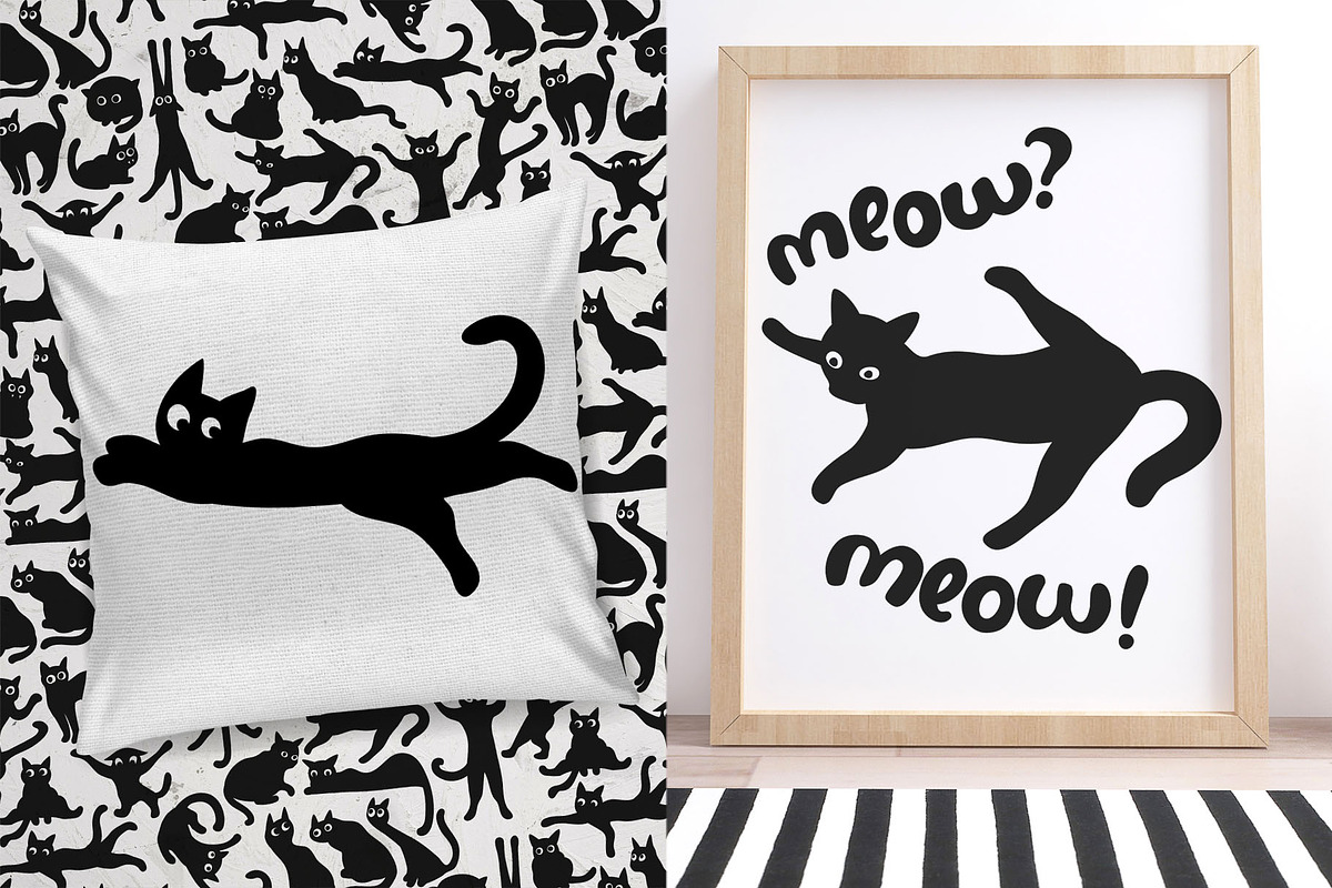 Black cats are fun!, an Animal Illustration by pineart (Photo 6 of 6)