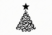 Cozy Holiday Tree Silhouette Designs, an Illustration by Gaye Art (Thumbnail 15 of 21)