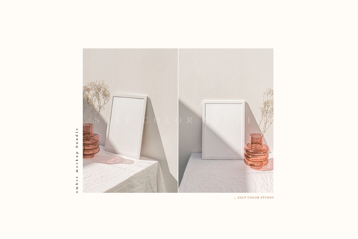 Ombre - Frame and Stationery Mockups, a Household Mockup by Salt Color Studio (Photo 10 of 12)