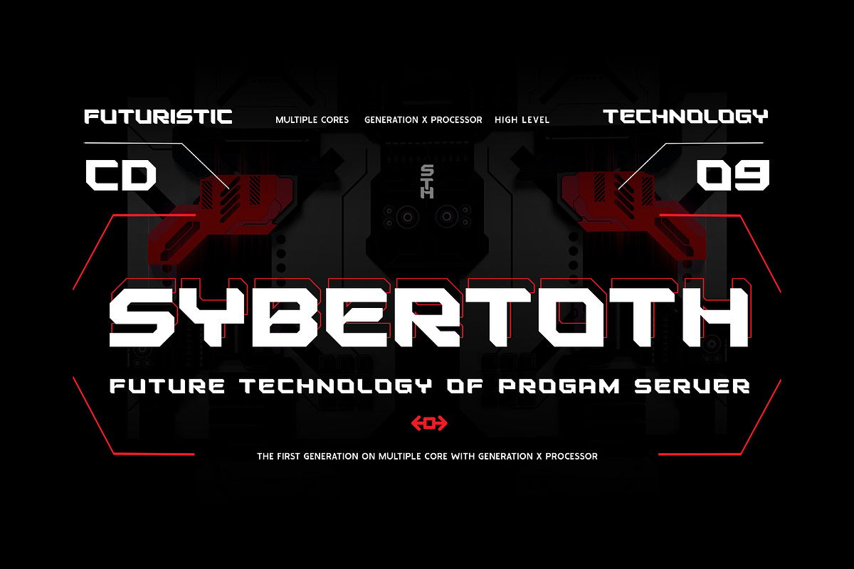 Futurina - Techno Sans, a Sans Serif Font by Typia Nesia (Photo 4 of 10)