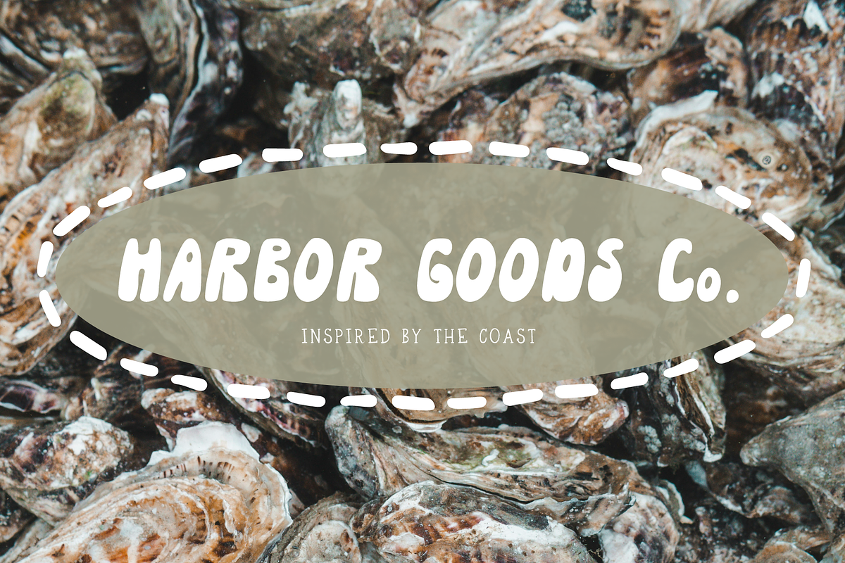 Oyster Brine - Funky Hand Drawn Font, a Font by Kellie Jayne Studio (Photo 7 of 10)