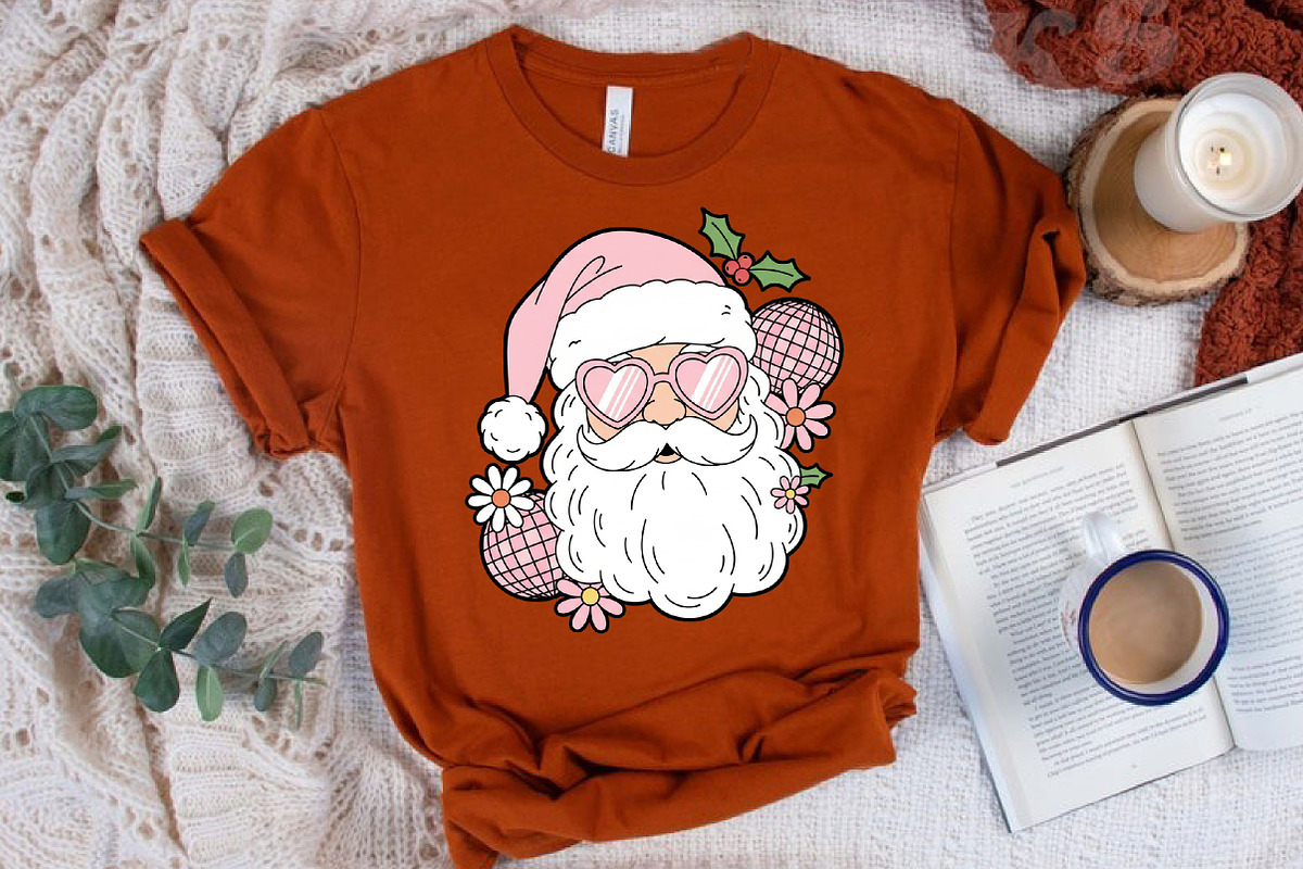 Retro Christmas, Groovy Santa Claus, an Illustration by Libby Wishes (Photo 4 of 8)