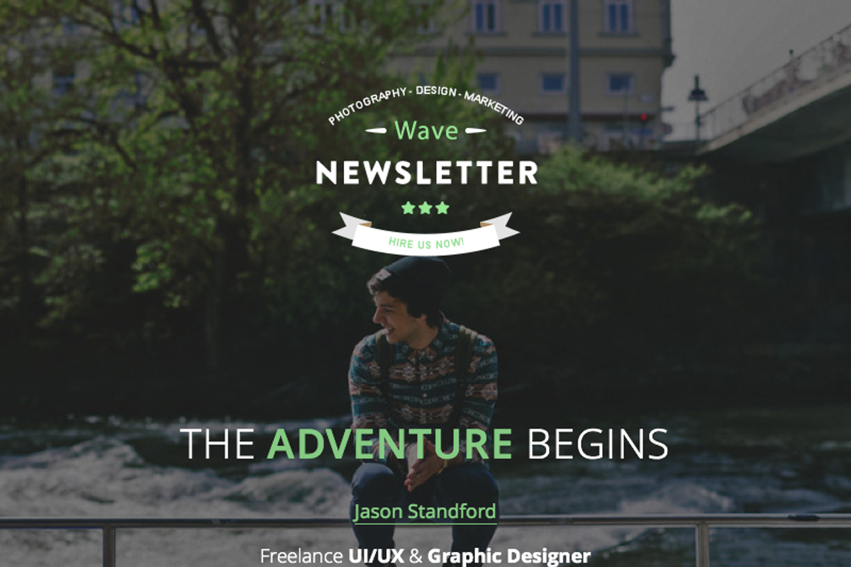 Wave + Online Template Builder, an Email Template by DynamicXX (Photo 2 of 2)