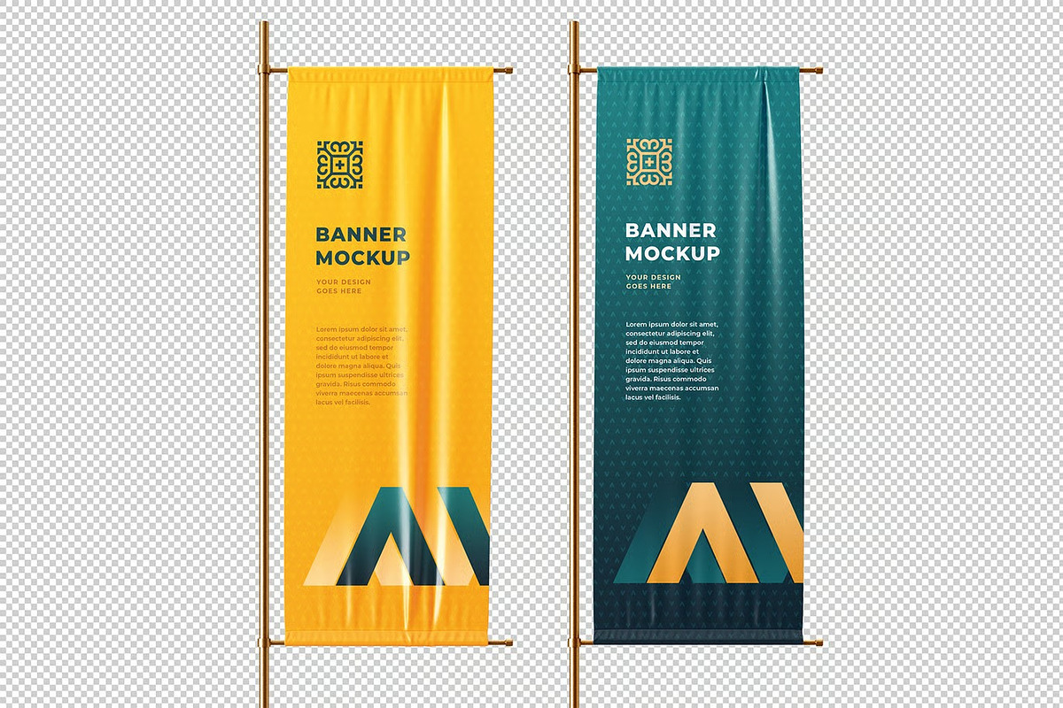 Vertical Banner Mockup, an Advertising Mockup by zpackcreative (Photo 5 of 5)