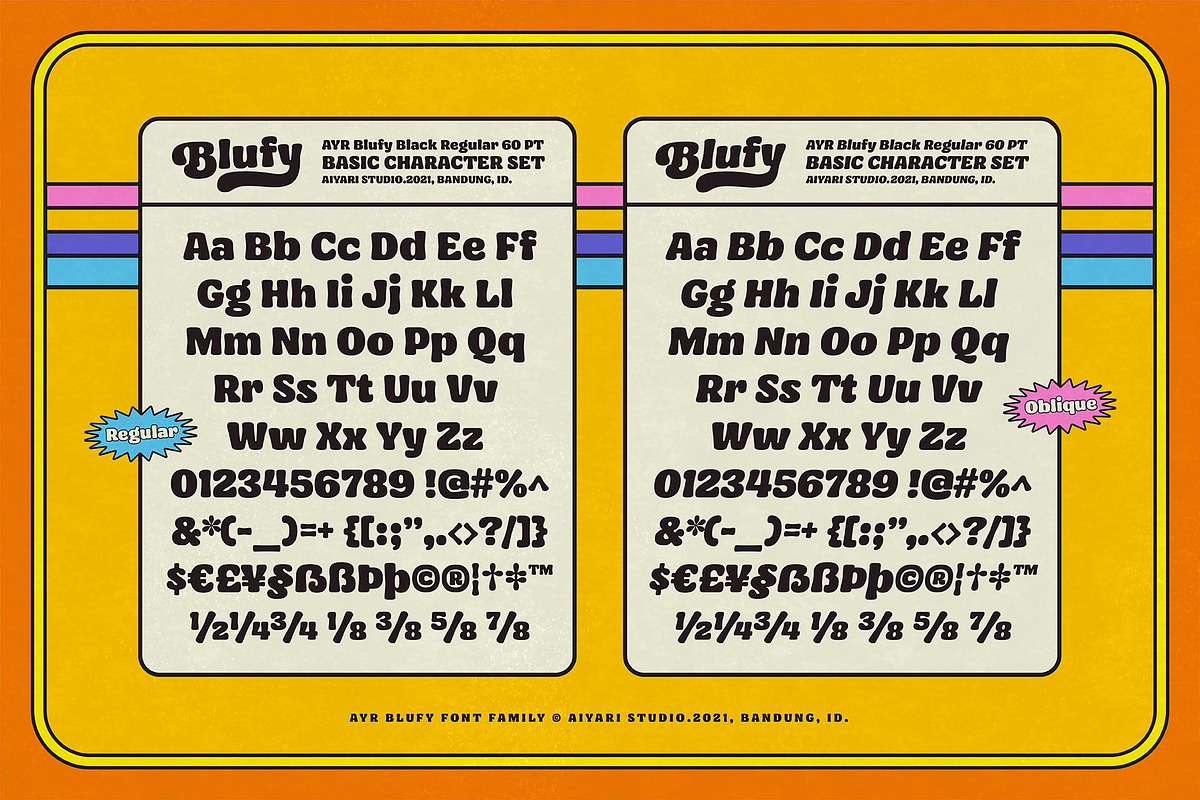 Blufy Font Family, a Font by Aiyari (Photo 2 of 17)