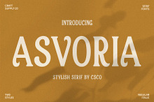 Asvoria – Stylish Serif