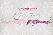 Hand Sketched Vector Dogs & Leashes, an Animal Illustration by Lone Star I&D (Thumbnail 5 of 5)