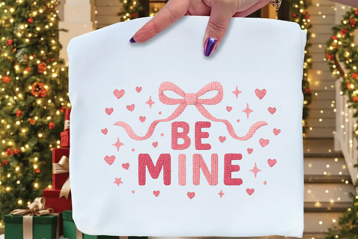 Yarn Be Mine Coquette Bow, Valentine, an Illustration by Black Bird Studio (Photo 8 of 8)