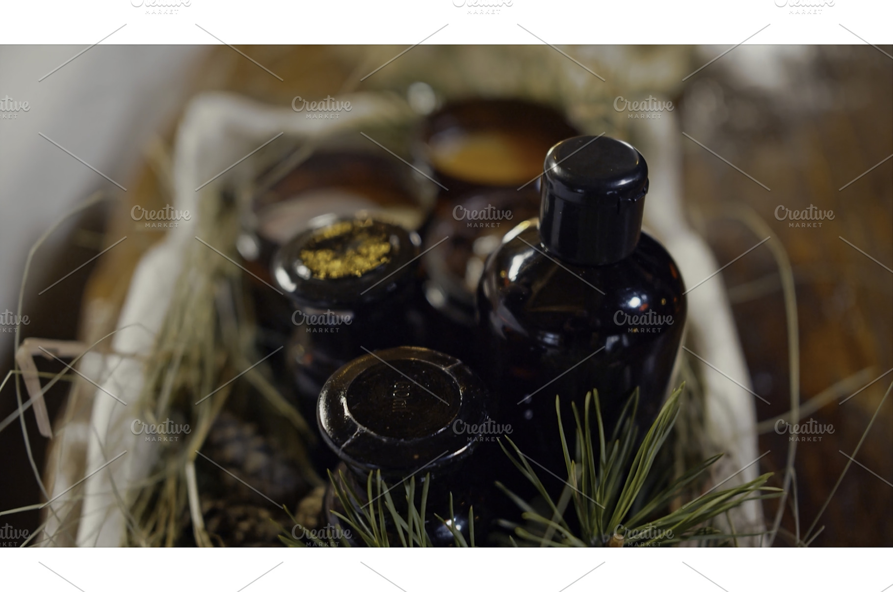 Aromatherapy table setting with, an Abstract Photo by Media Whale Stock