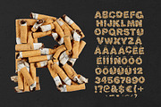 Cigarette Butt Font, a Font by Handmadefont (Thumbnail 2 of 9)