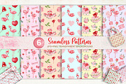 Watercolor Flamingo Valentine, an Animal Illustration by Apixsala (Thumbnail 4 of 5)