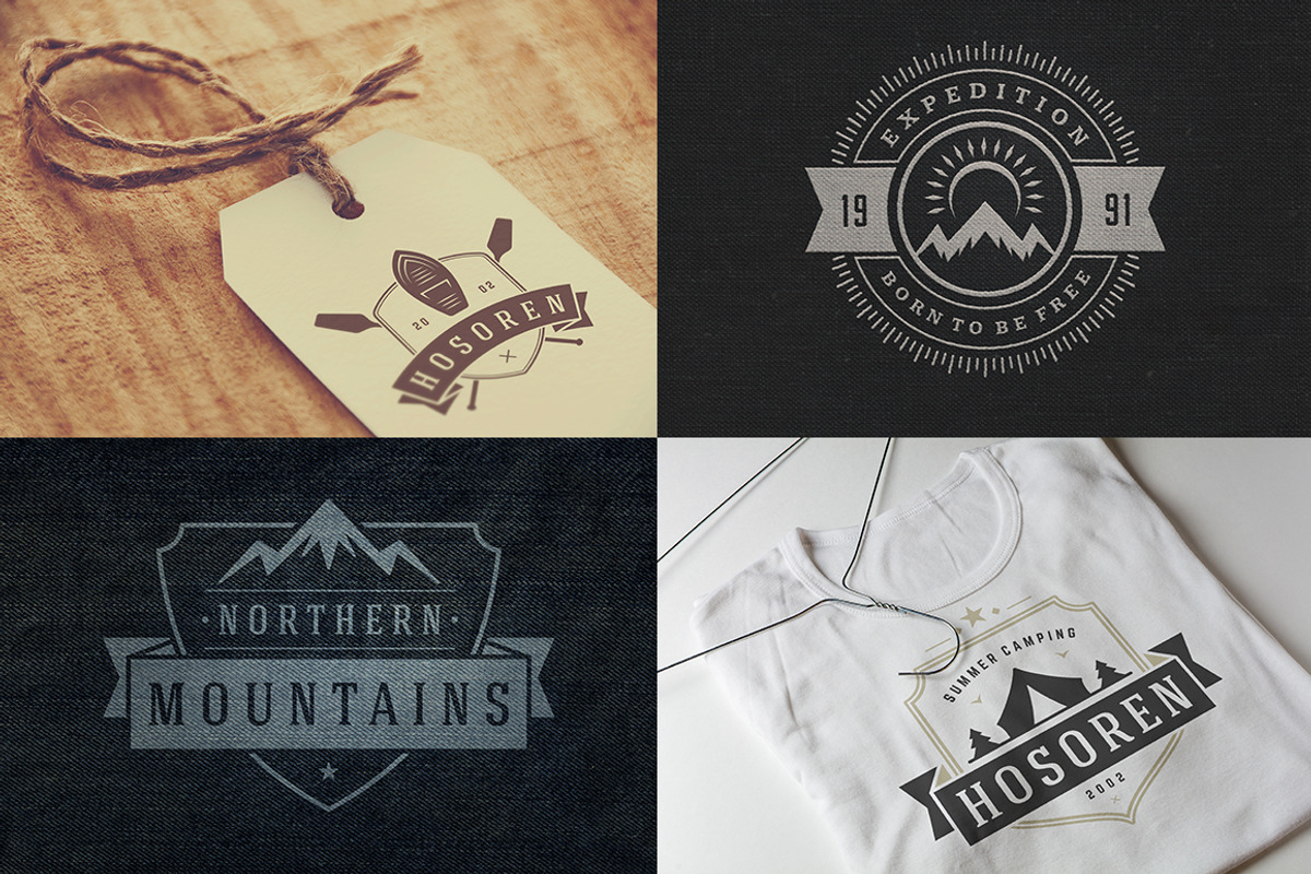 280 Outdoor logos and badges, a Branding & Logo Template by Vasya Kobelev (Photo 26 of 83)