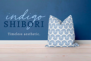 Indigo Shibori Patterns, a Pattern Graphic by Laura Camoe (Thumbnail 7 of 8)