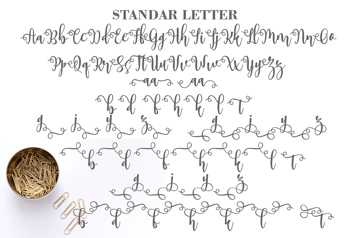 Myhope, a Script Font by Letter-P (Photo 5 of 7)