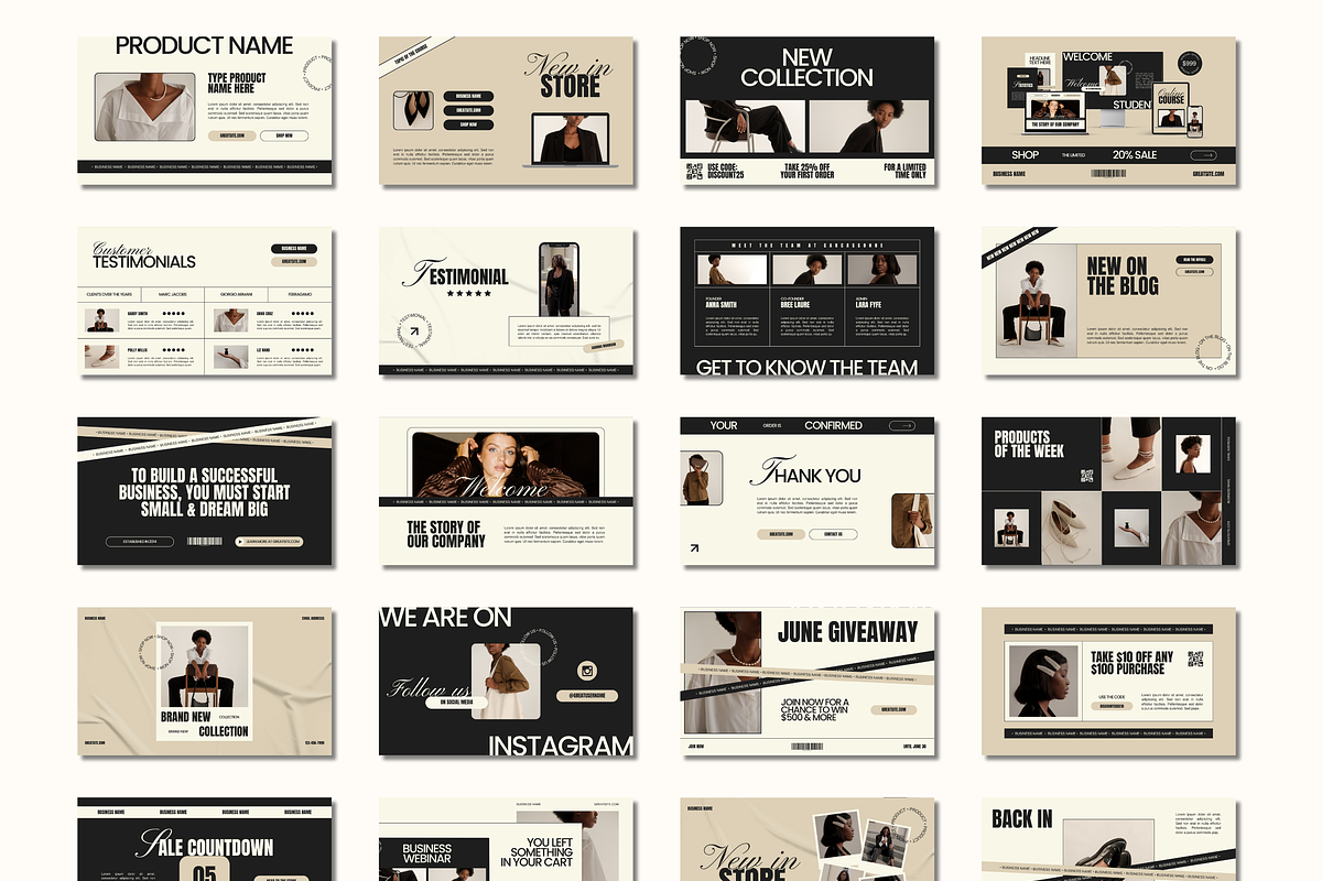 Email Marketing Newsletter Template, an Email Template by Branding Babe Co. (Photo 5 of 9)