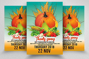 Thanksgiving 10 Flyers Bundle