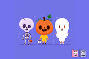 Halloween Characters, a Person Illustration by MISS CHATZ (Thumbnail 1 of 3)