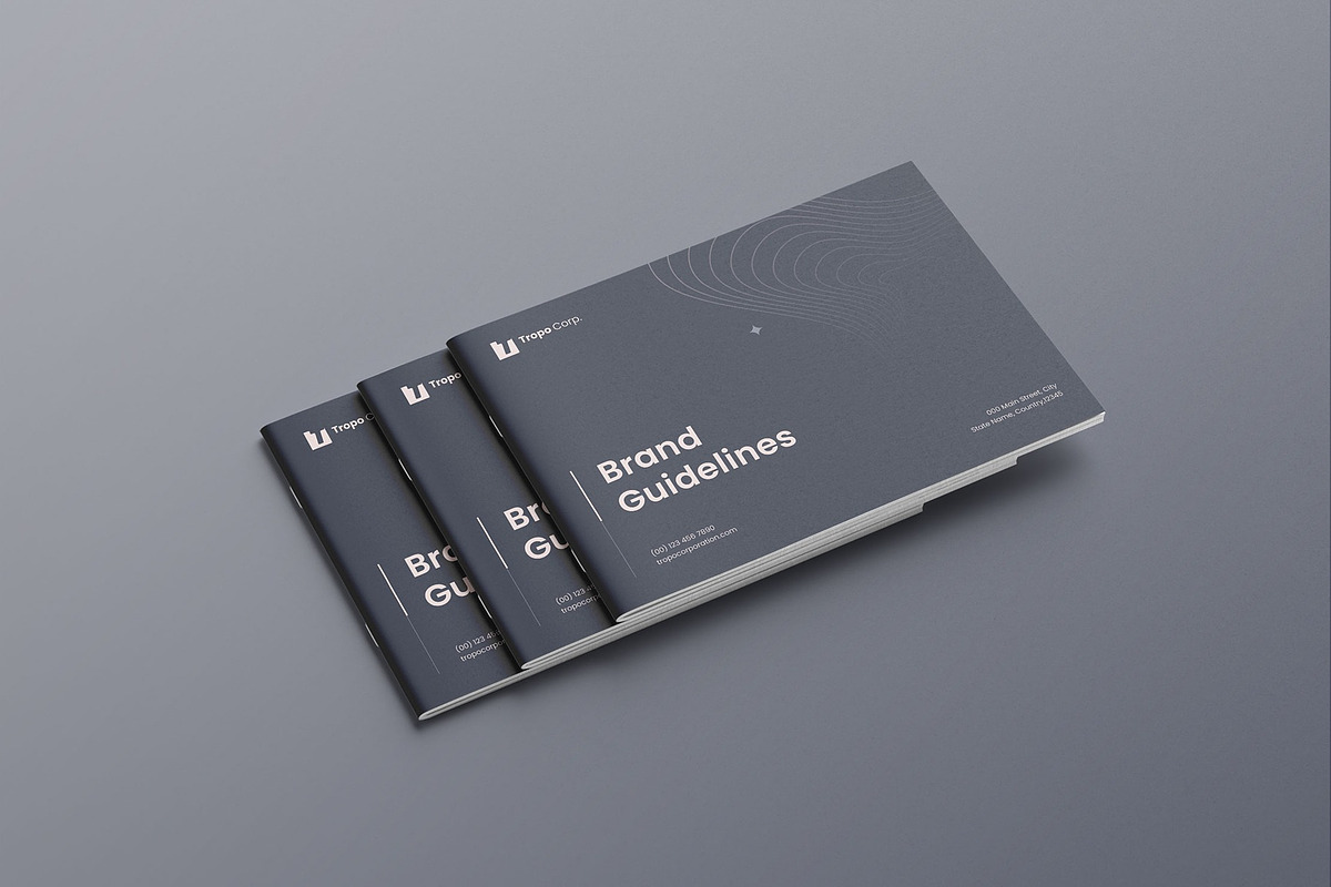 Minimalist Brand Guidelines - Tropo, a Brochure Template by fakhroo (Photo 4 of 11)