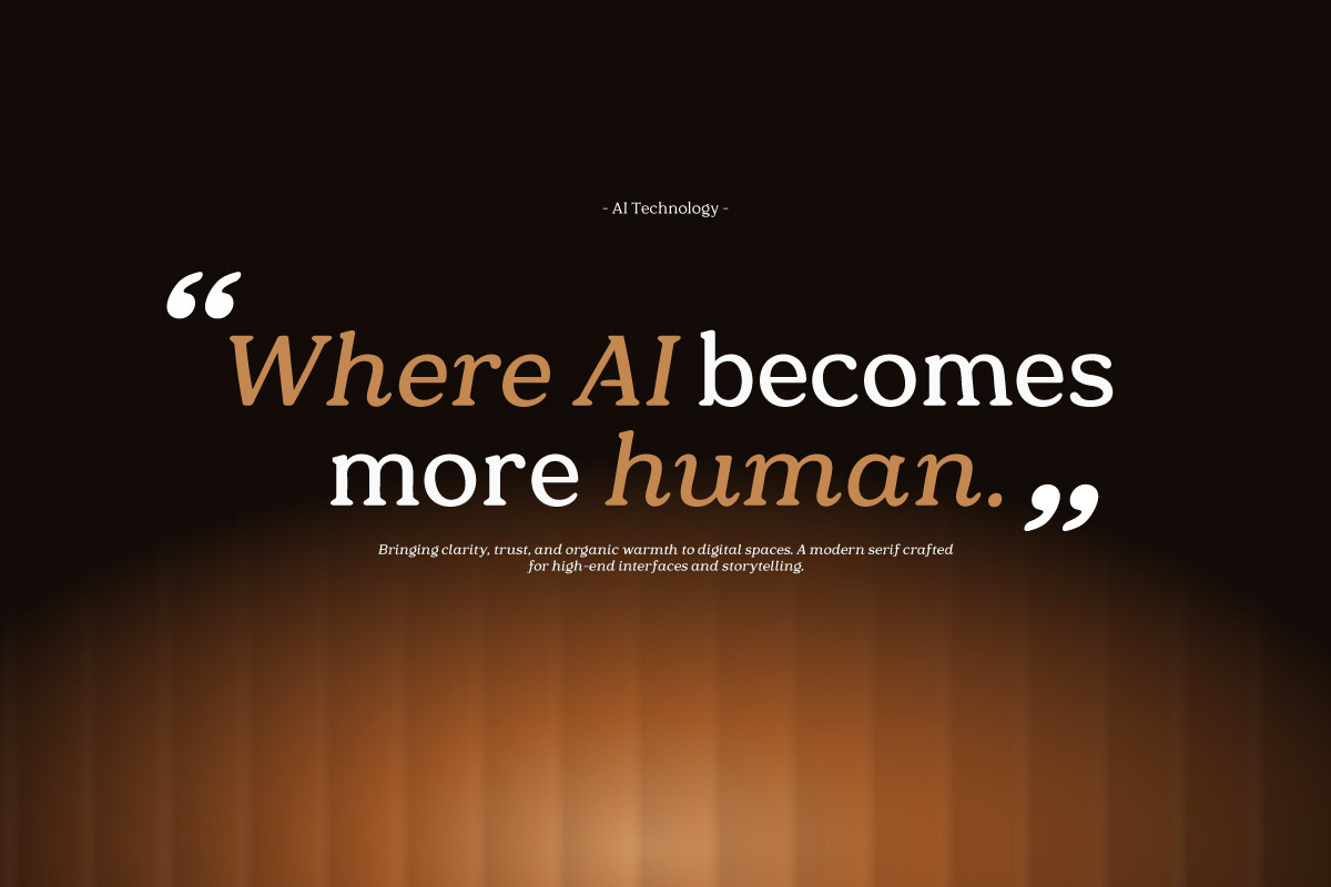 Kalenor OX - Ethical AI Serif, a Serif Font by productype1 (Photo 2 of 12)