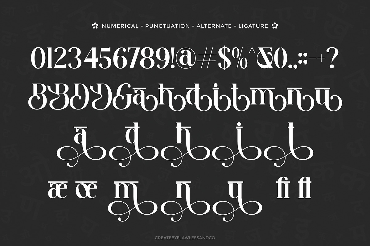 Basgira - Modern Hindi Font, a Font by Flawless And Co (Photo 9 of 10)