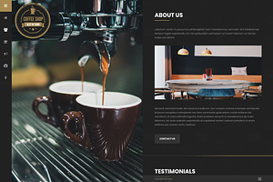 Coffee Shop - WordPress Theme