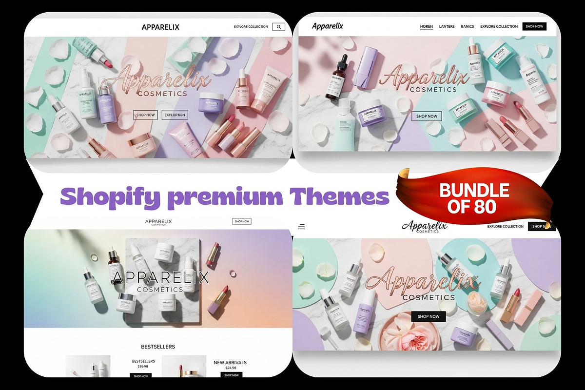 Shopify Premium 80 Themes, a Shopify Template by Crox Studio | Digital (Photo 16 of 59)