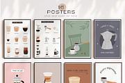Coffee Lover - Art Posters & Clipart, a Decorative Illustration by millering (Thumbnail 5 of 11)