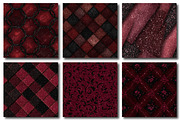 Burgundy and Black Glitter Digital, a Texture Illustration by DreamPrint404 (Thumbnail 2 of 4)