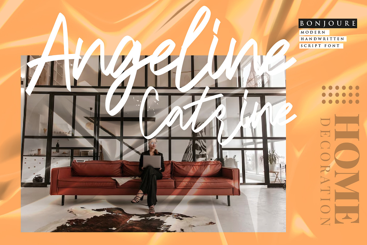 Bonjoure - Handwritten Script fonts*, a Script Font by Nahar_std (Photo 8 of 12)