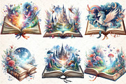 beautiful Fantasy Book, an Illustration by DreamCafeArt (Thumbnail 2 of 7)