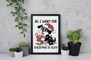 Sarcastic Christmas Funny Dog Coffee, an Illustration by Daily.Designs (Thumbnail 5 of 5)
