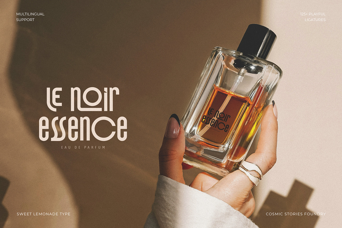 Sweet Lemonade Display Ligature Font, a Sans Serif Font by Cosmic Stories Foundry (Photo 24 of 25)