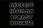 Boom Past Grafity Line Font, a Script Font by WhymoreArt (Thumbnail 6 of 6)