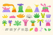 Dinosaur World | Graphic collection, an Illustration by katieromanoff_art (Thumbnail 10 of 13)