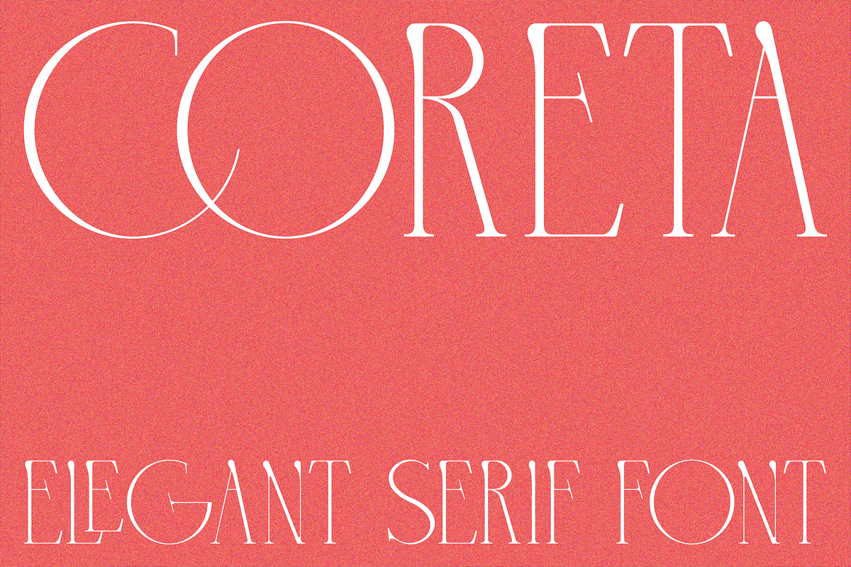 Coreta, a Serif Font by Forberas Club (Photo 1 of 7)