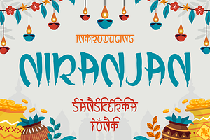 Niranjan - Sansekerta Font