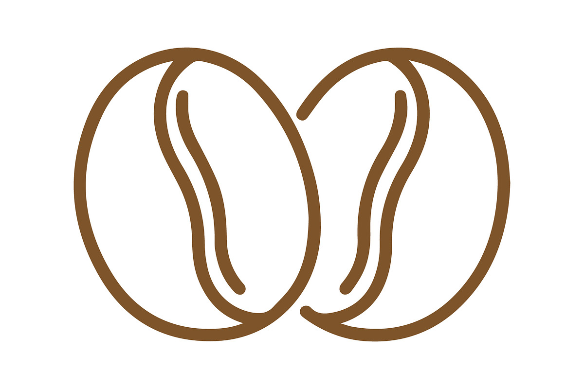 Coffee Bean Logo, a Branding & Logo Template by Rhealea_Design