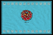 10 Hand Drawn Red Vector Roses, a Decorative Illustration by Fuzzy Poet by DG2 (Thumbnail 4 of 4)