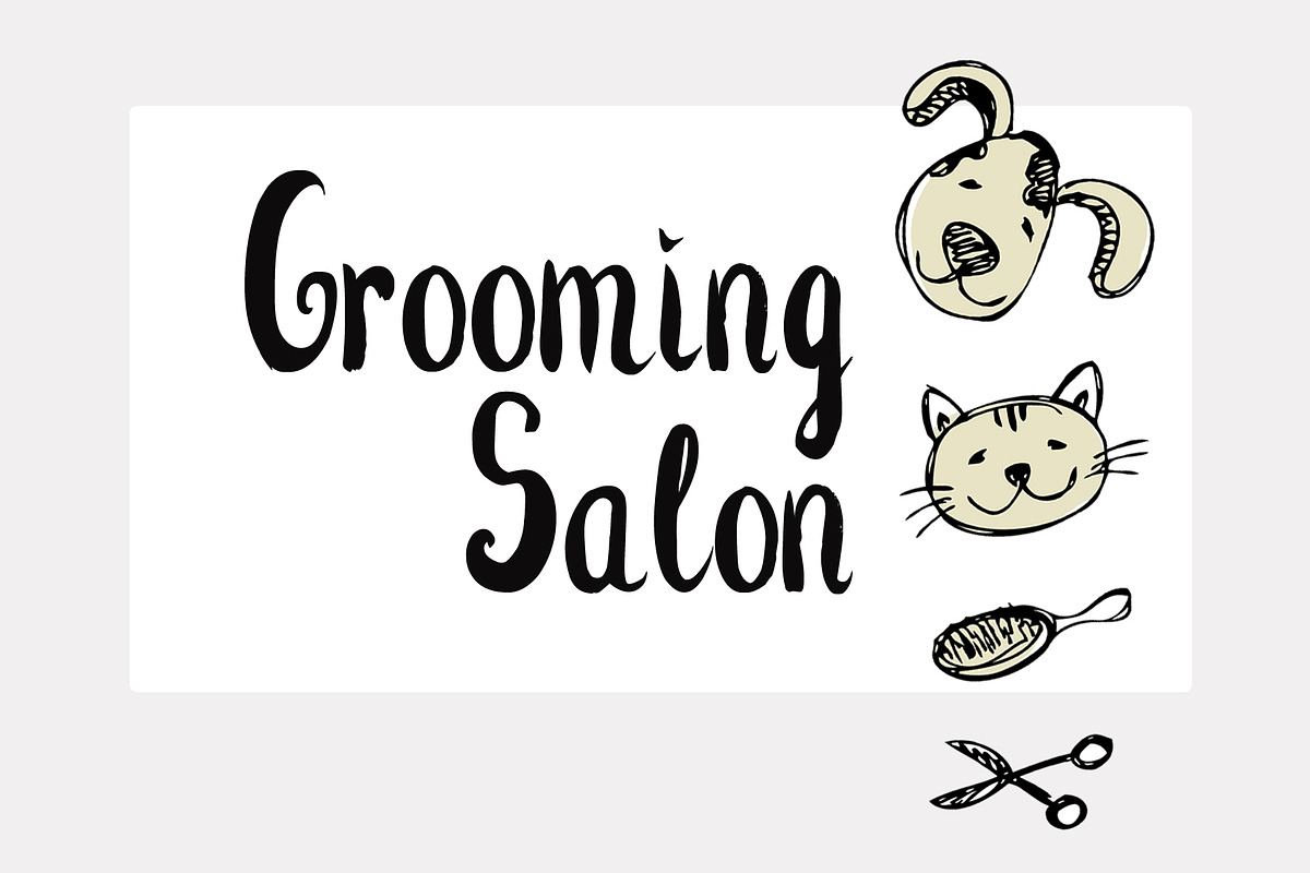 Flossy Tail brush handwritten font preview 6
